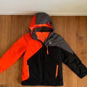 Boys size 10 Spyder Ski Jacket. Gently used - worn 3 times.